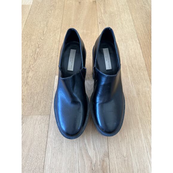 Stella McCartney - Chunky Lug Sole Platform Clogs in Black - Picture 6 of 11
